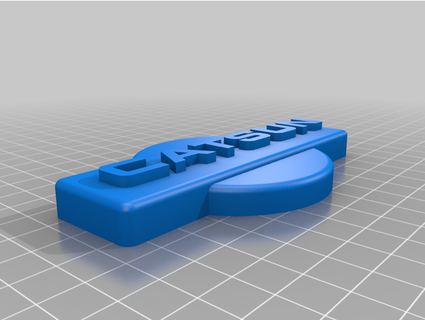 maicat distintivi alloramaigatto 3d print model - Mito3D