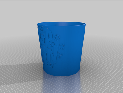 pop corn seau jfr3dprint 3d print model - Mito3D