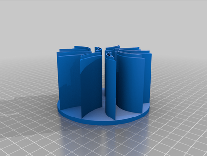 turbina aspiração sans suporte cebrus 3d print model - Mito3D