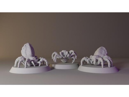 spider set supported stormforgeminis 3d print model - Mito3D