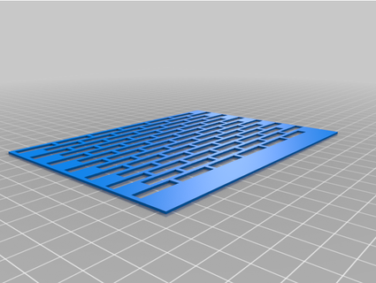 wall template fredstra 3d print model - Mito3D