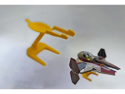 soporte de maqueta obi-wan's jedi starfighter oscarcal 3d print model - Mito3D