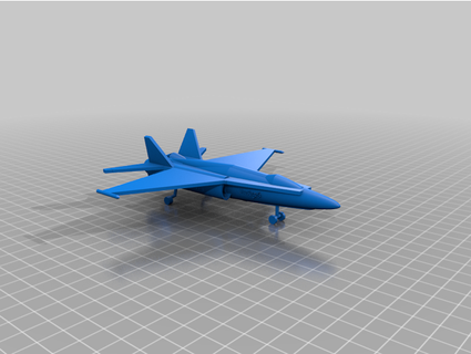 mavi melek hava güç 1 3d print model - Mito3D