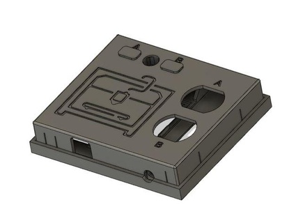 3d impresso esp8622 inteligente interruptor saída guarddogtryker 3d print model - Mito3D