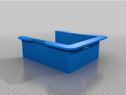 desk storage shelf drawer kirchi 3d print model - Mito3D