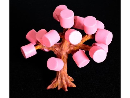 alieno albero marshmallow petal3d 3d print model - Mito3D
