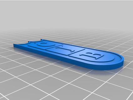 badalona logo polspa 3d print model - Mito3D