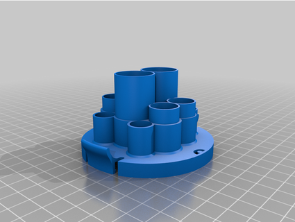 vortex shaker ika ms 3 vial attachment superseppel13 3d print model - Mito3D