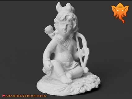ram lalla - infant form makinggodsofindia 3d print model - Mito3D