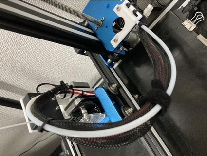 sensor soporte cable apoyo tubo digi fox 3d print model - Mito3D