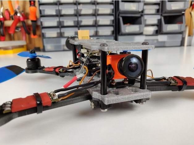 fury 227 - quadcopter dearnerdsofficial 3D print model - Mito3D