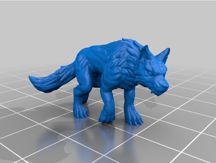 Wolf schüren drängen 3d print model - Mito3D