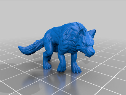 muscle wolf thenurge 3d print model - Mito3D