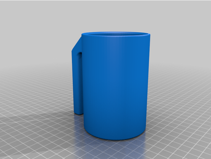 mug cup idfk life finest 3d print model - Mito3D