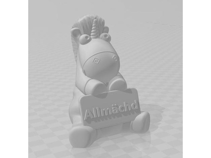frankenhorn neinhorn unicorn einhorn allm chd plotterbilly 3d print model - Mito3D