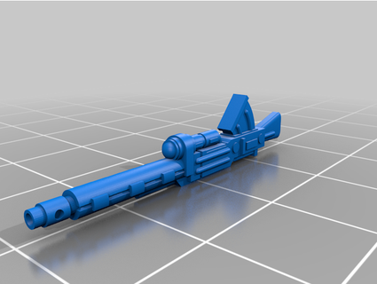 pesado engranaje Señor rifle silenciado tdoesepic 3d print model - Mito3D