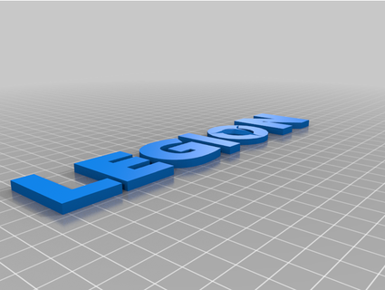 lenovo legião logotipo nômades 3d print model - Mito3D