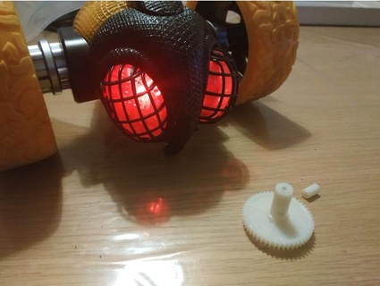 yeni parlak rc takla bal arısı tamir edilmiş tekerlek dişli davebzh 3d print model - Mito3D