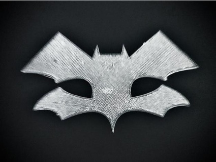 Batman ride buio cavalieri Morte metallo ispirato emblema più sottile 3d print model - Mito3D