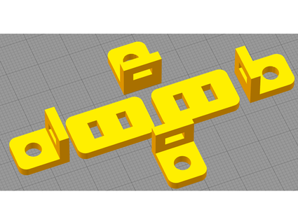 virtuel flipper Puissance fourniture hold down kook 3d print model - Mito3D