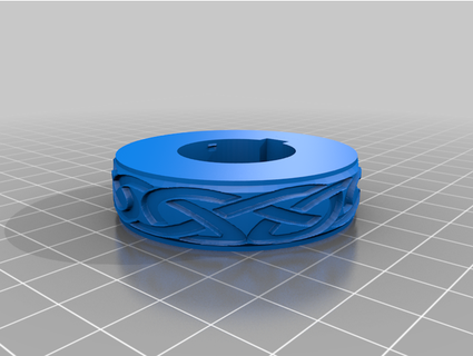 celtic knotwork leather embossing rolls - style 1 bokfvdge 3d print model - Mito3D