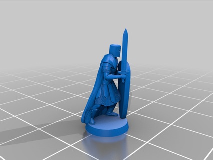 humano Caballero espada cheeseromano5 3d print model - Mito3D
