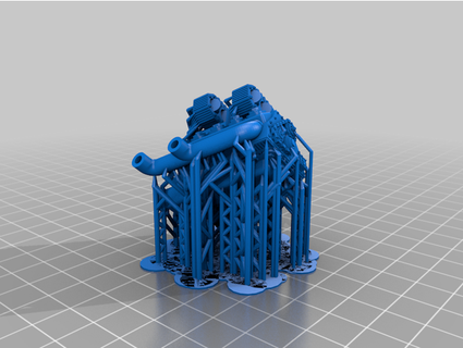 motor espaço Carniceiro veículos ignasp 3d print model - Mito3D