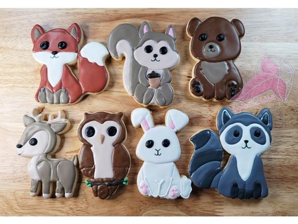 forest animal cookie cutter woodland creature cutters sophiathehobbit 3d print model - Mito3D