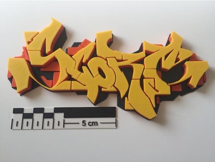 score causeturk - graffitti maeshmaker 3d print model - Mito3D