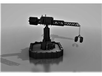 fortified crane jimjimjimmyjim 3d print model - Mito3D