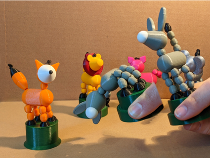 colapso animal brinquedos 3d mon 3d print model - Mito3D