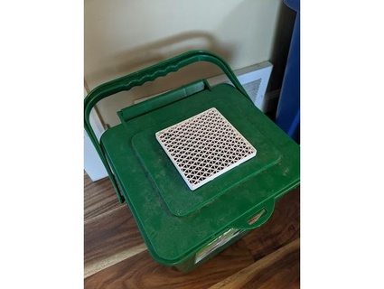 reemplazo filtrar soporte exacto eco 2000 cocina compost residuos coleccionista carril 3d print model - Mito3D