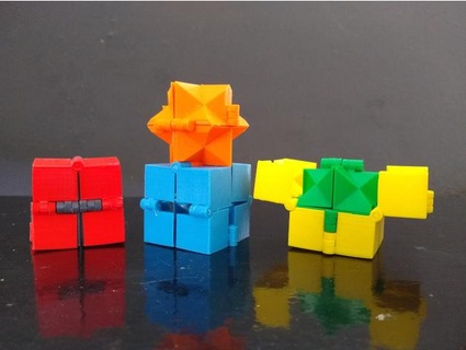 doble yoshimoto star cube docmaths3d 3d print model - Mito3D