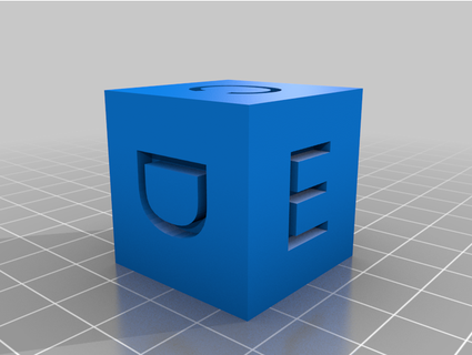 test cube torins 3d print model - Mito3D