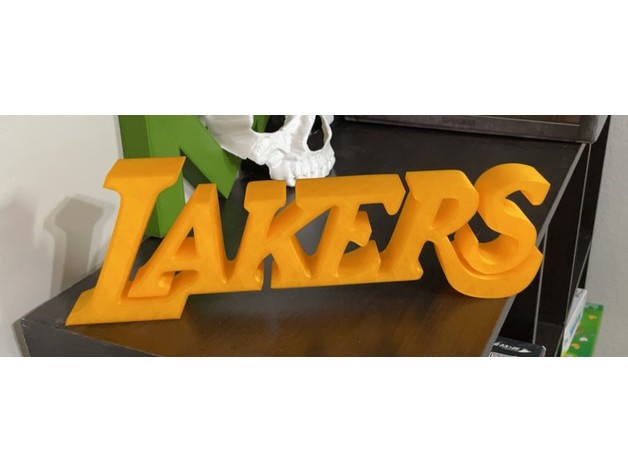Lakers Logo jbark25 3D print model - Mito3D