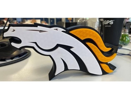 Broncos Logo jbark25 3d print model - Mito3D