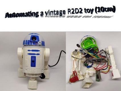 otomatikleştirme nostaljik r2d2 oyuncak 10cm Oscarlı 3d print model - Mito3D