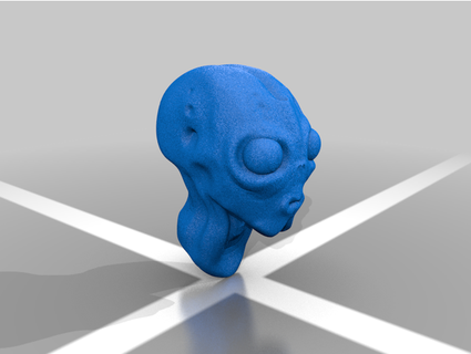 alien head marominis 3d print model - Mito3D