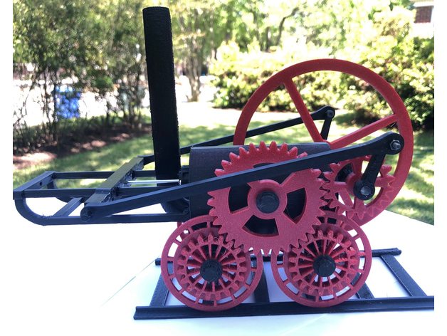 vapore locomotiva pieno costruire fheflin 3D print model - Mito3D