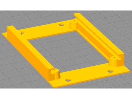 virtuel flipper machine planche pain titulaire soutien kook 3d print model - Mito3D