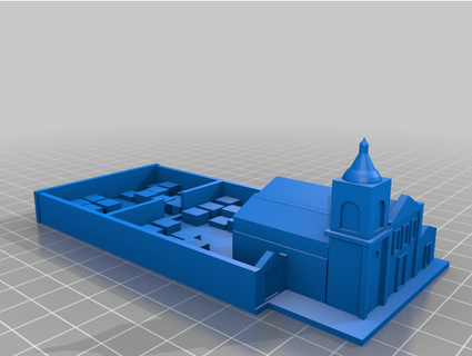 Igreja direito 3d print model - Mito3D