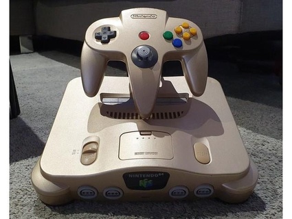 nintendo 64 console display w floating controller mount arnielthegreat 3d print model - Mito3D