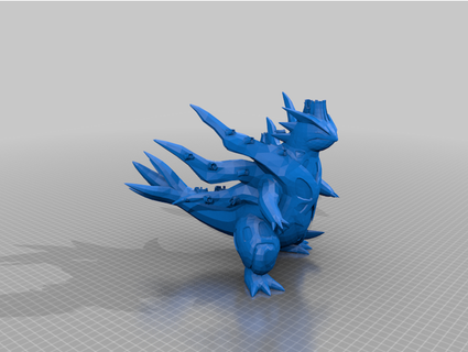 Mega Tyranitar dejoshua 3d print model - Mito3D