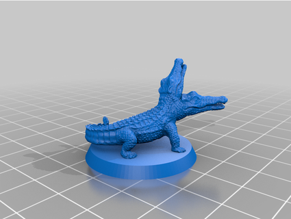 god gator spacegamer 3d print model - Mito3D
