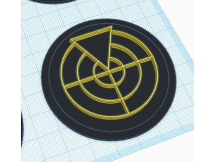 dnd rad modüler logo eklemek rkxone 3d print model - Mito3D