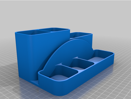 desktop organizzatore ingresso 3d print model - Mito3D