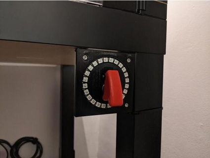 neopixel anillo palanca cambiar interruptor panel kmcallister5 3d print model - Mito3D