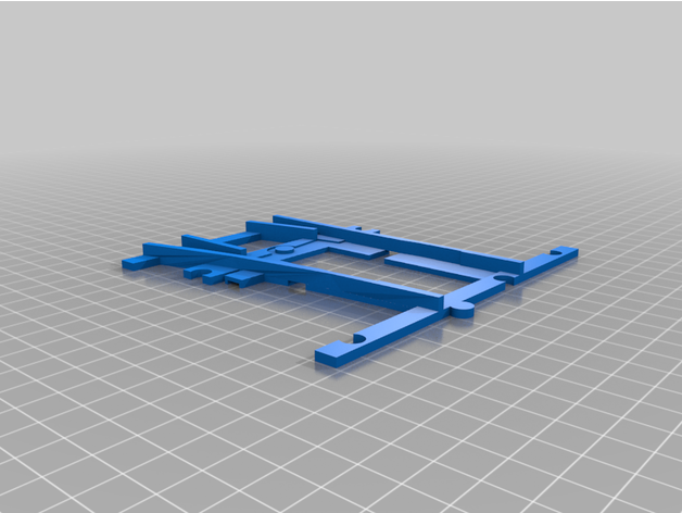 feldbahnweiche 1 13 45mm misura locoremoto mentalità ferrovia leggera 3D print model - Mito3D