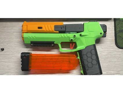 nerf gecko mag base worker mag dsfrick  3d print model - Mito3D