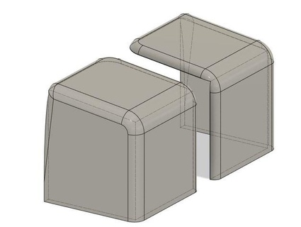 pinball cabinet corner guards junkemailer 3d print model - Mito3D